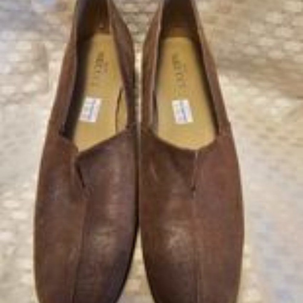 Meucci Sesto Brown Slip-ons 9 1/2 M